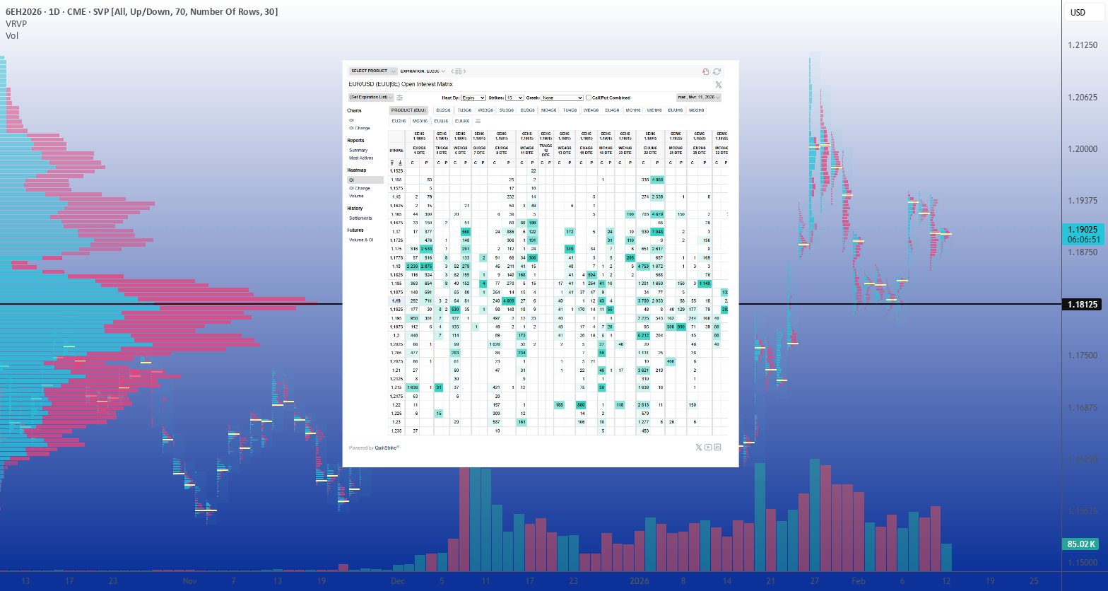 The value of the Option Open Interest Heatmap in futures trading for ...
