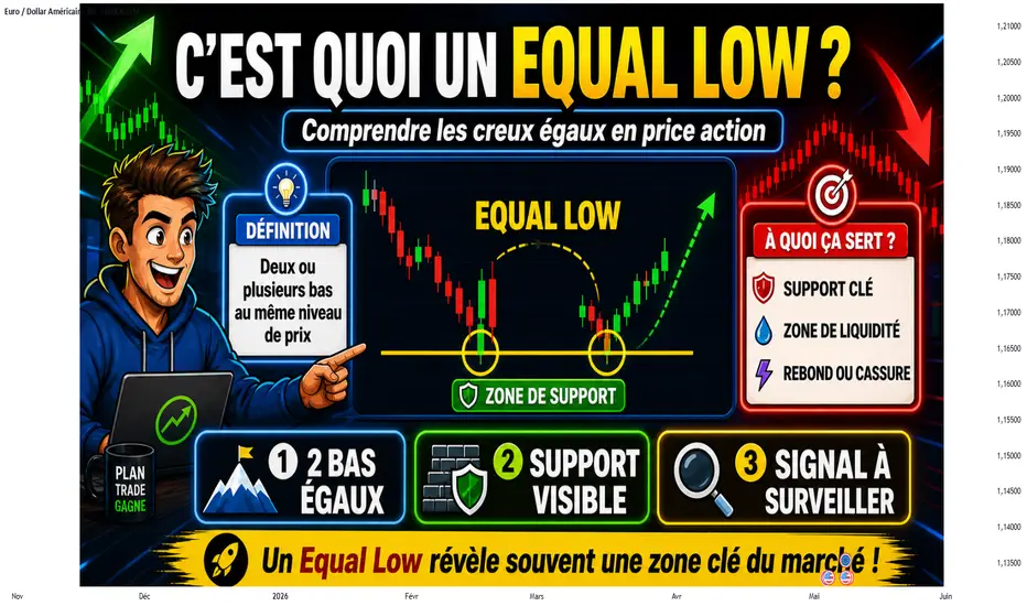 C'EST QUOI UN EQUAL LOW ? pour FOREXCOM:EURUSD par PierreWinvest ...