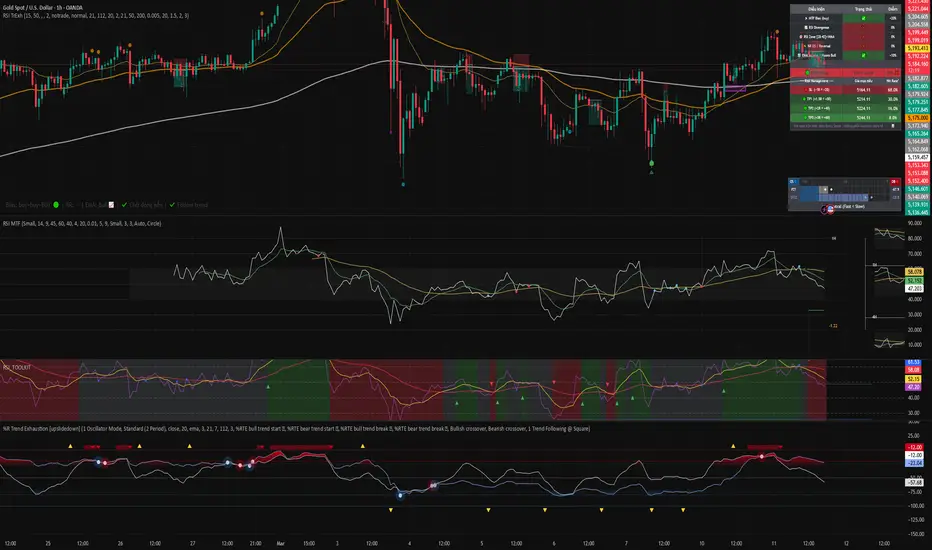 RSI Trend + %R Exhaustion — Indicator by tampoaontor8 — TradingView