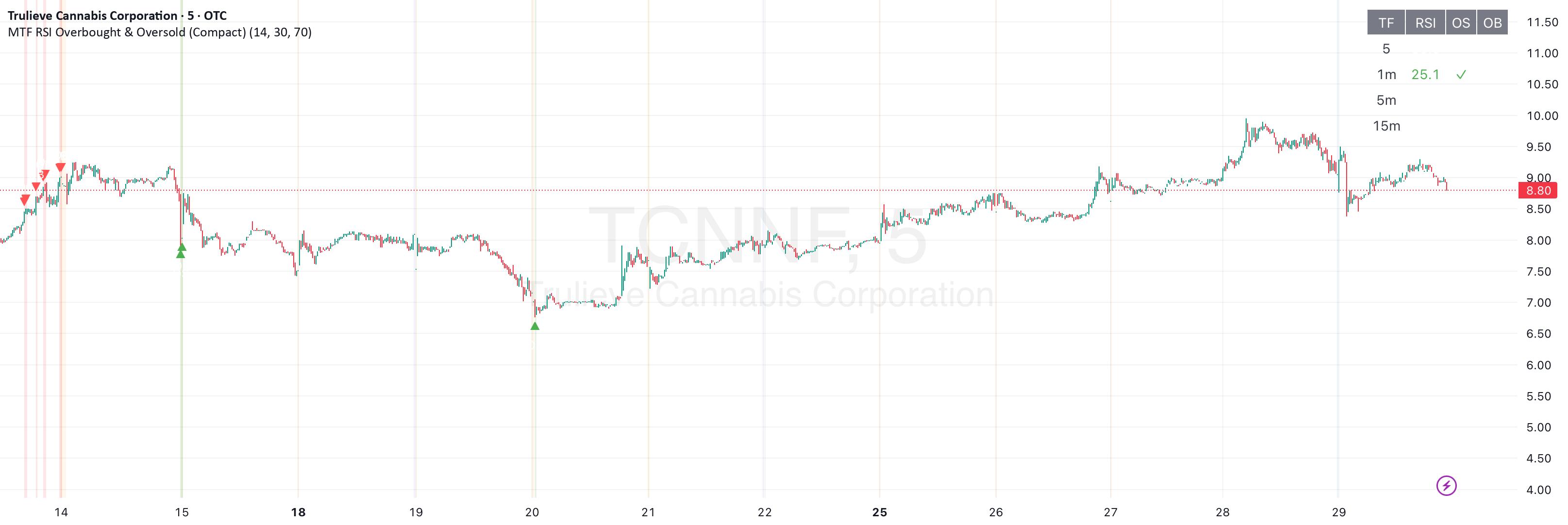 MTF RSI Overbought & Oversold (Compact) — Indikator oleh bigmoneyyear23 ...