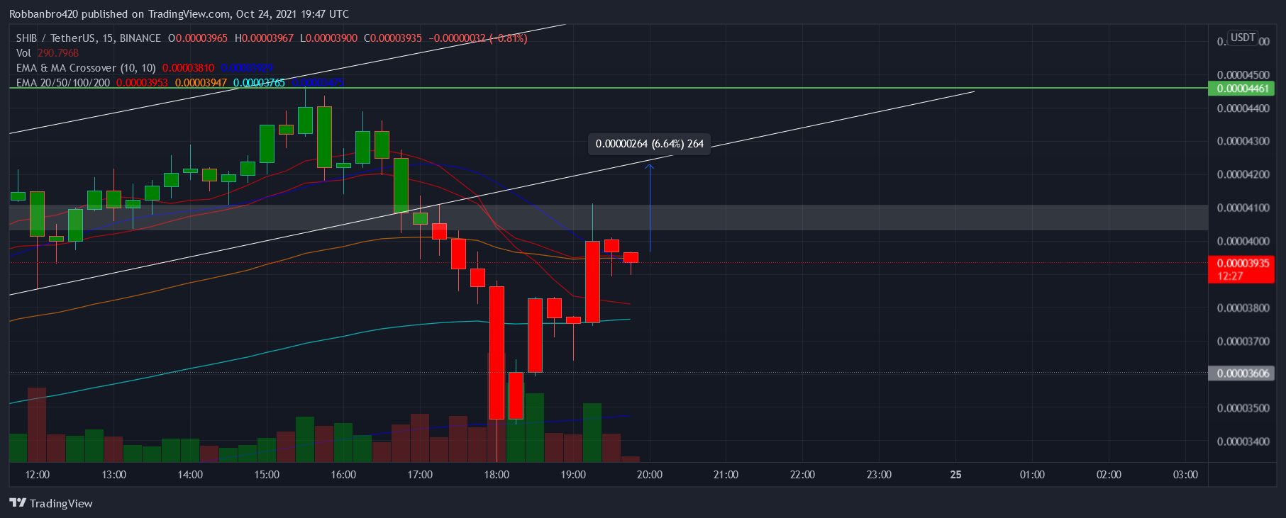 Immagine del grafico BINANCE:SHIBUSDT di Robbanbro420
