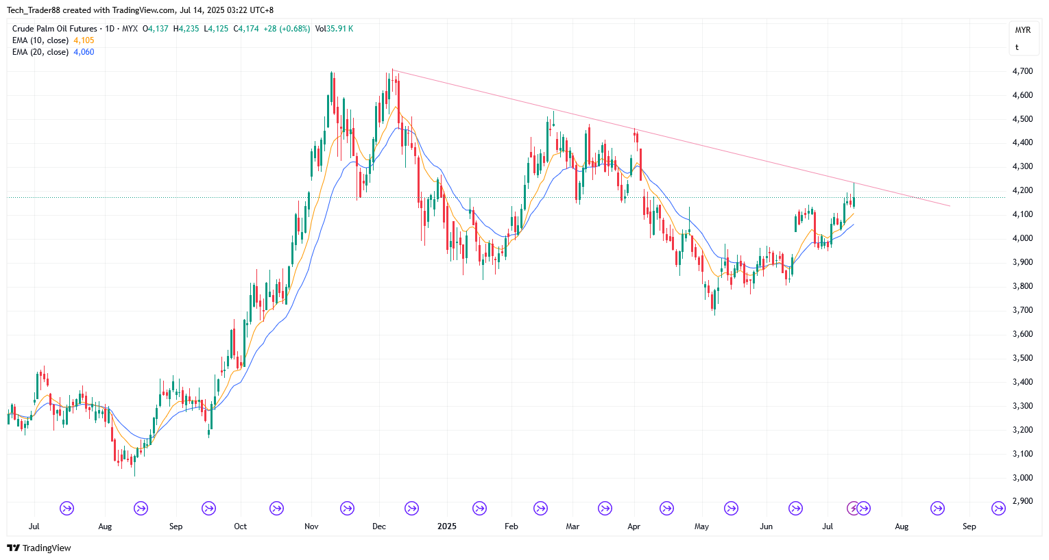 Immagine del grafico MYX:FCPO1! di Tech_Trader88