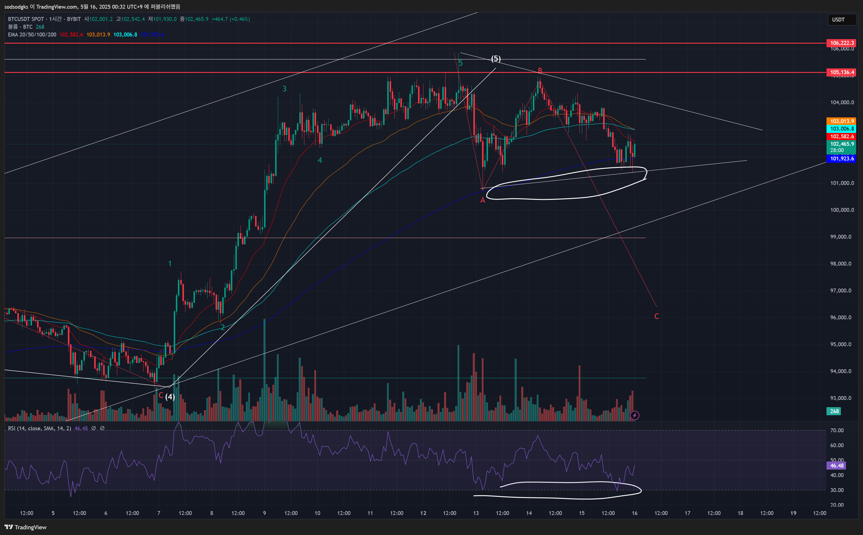 BYBIT:BTCUSDT Chart Image by sodsodgks