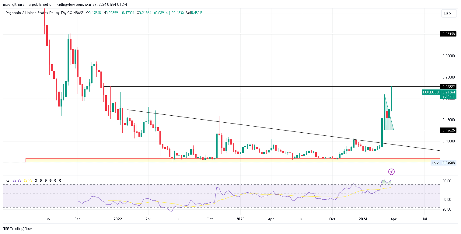 COINBASE:DOGEUSD Chart Image by mwangithuranira