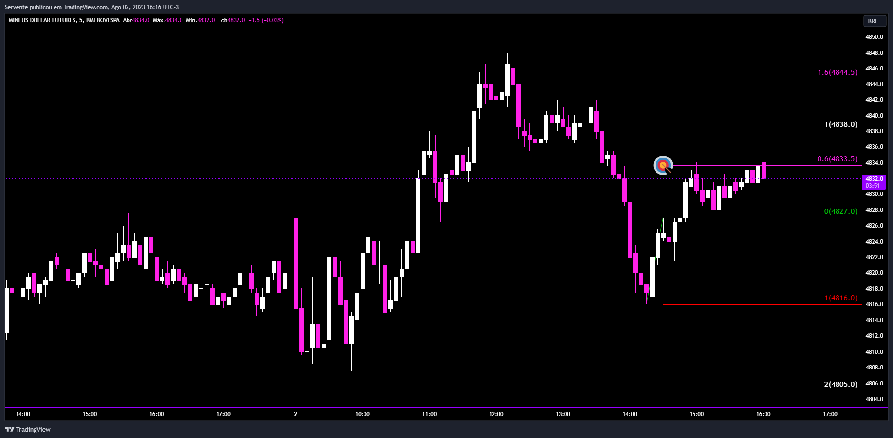 BMFBOVESPA:WDO1! Chart Image by Realizador