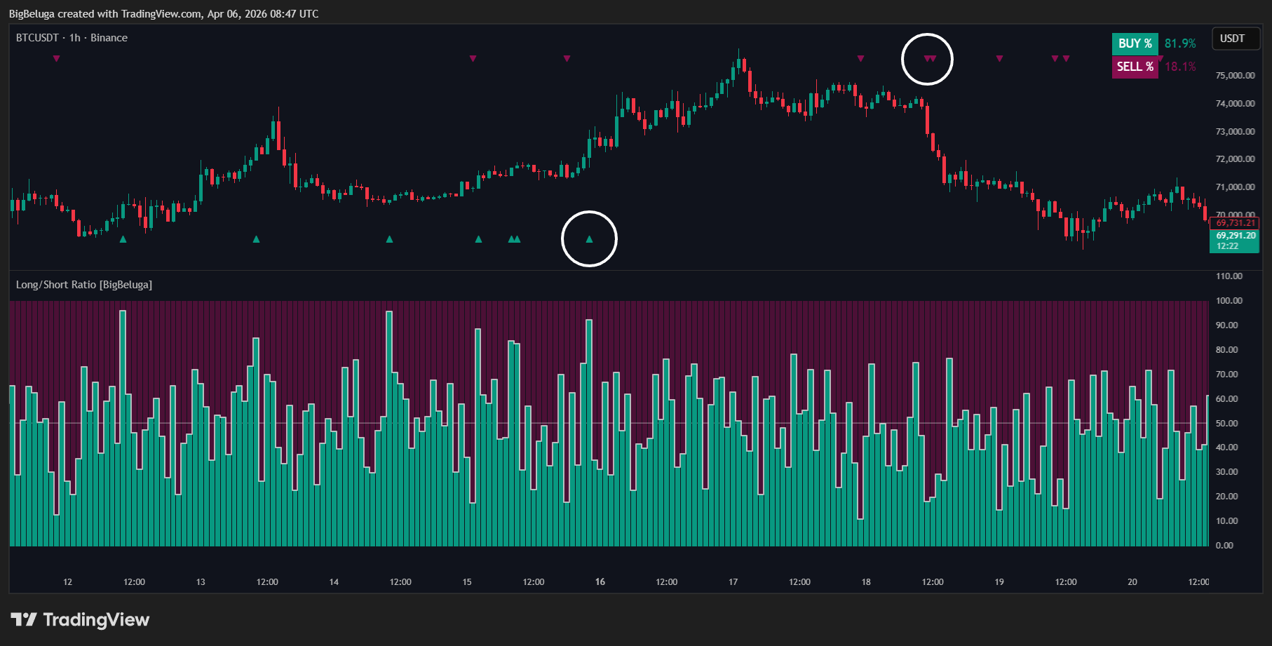 BINANCE:BTCUSDT Chart Image by BigBeluga