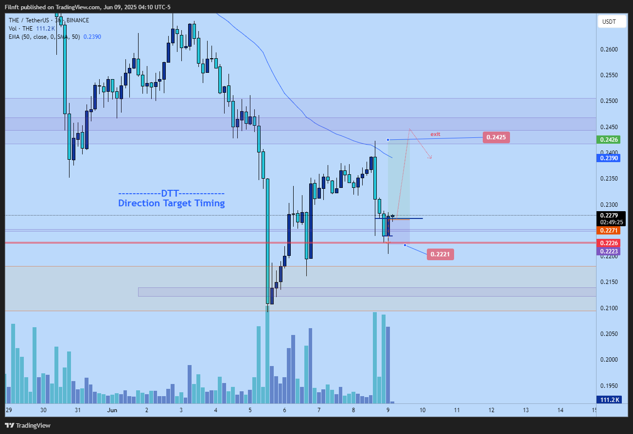BINANCE:THEUSDT圖表圖片，作者：Filnft
