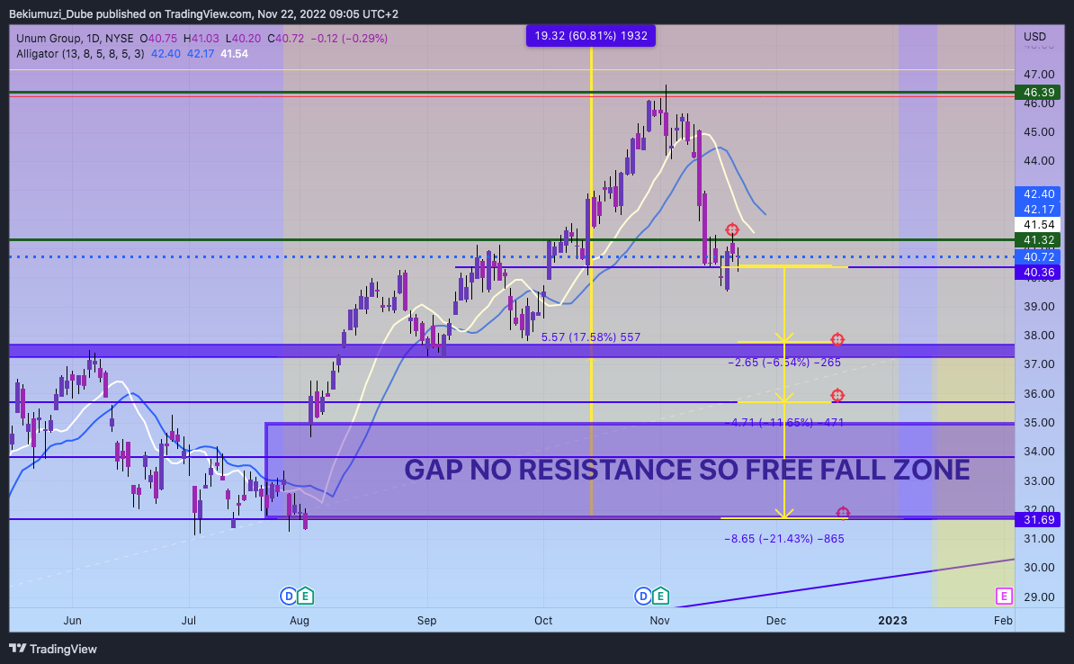 NYSE:UNM Chart Image by Bekiumuzi_Dube