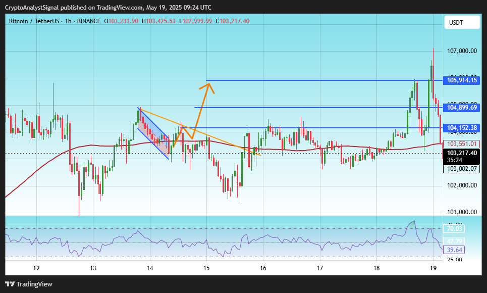 Immagine del grafico BINANCE:BTCUSDT di CryptoAnalystSignal