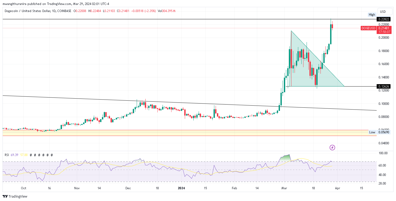 COINBASE:DOGEUSD Chart Image by mwangithuranira
