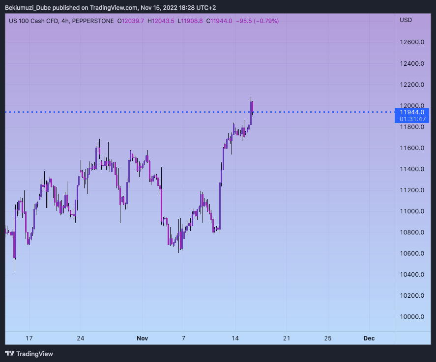 PEPPERSTONE:NAS100 Chart Image by Bekiumuzi_Dube