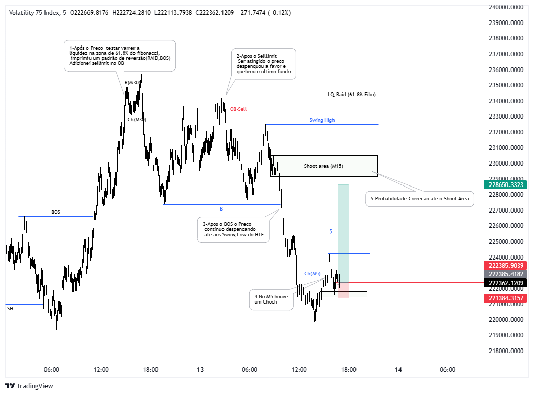 75 Chart Pattern R_75 Chart Image — TradingView