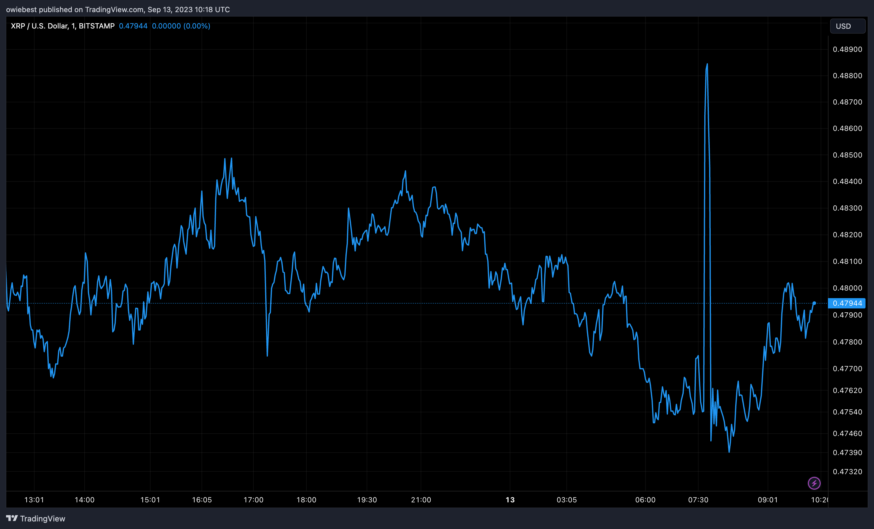 Immagine del grafico BITSTAMP:XRPUSD di owiebest
