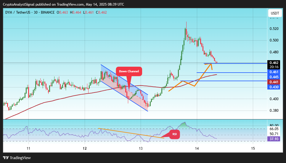 Imej Carta BINANCE:DYMUSDT oleh CryptoAnalystSignal
