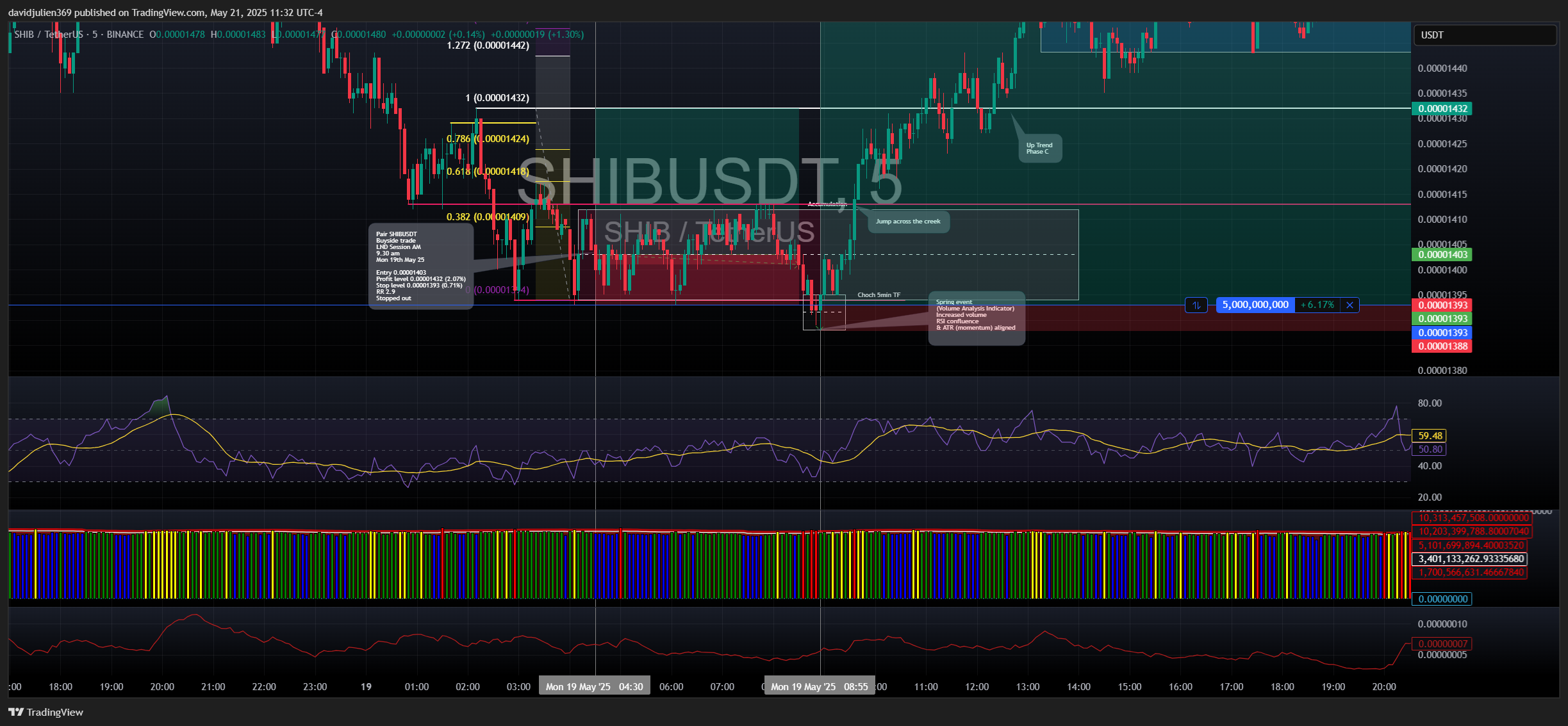 Imej Carta BINANCE:SHIBUSDT oleh davidjulien369