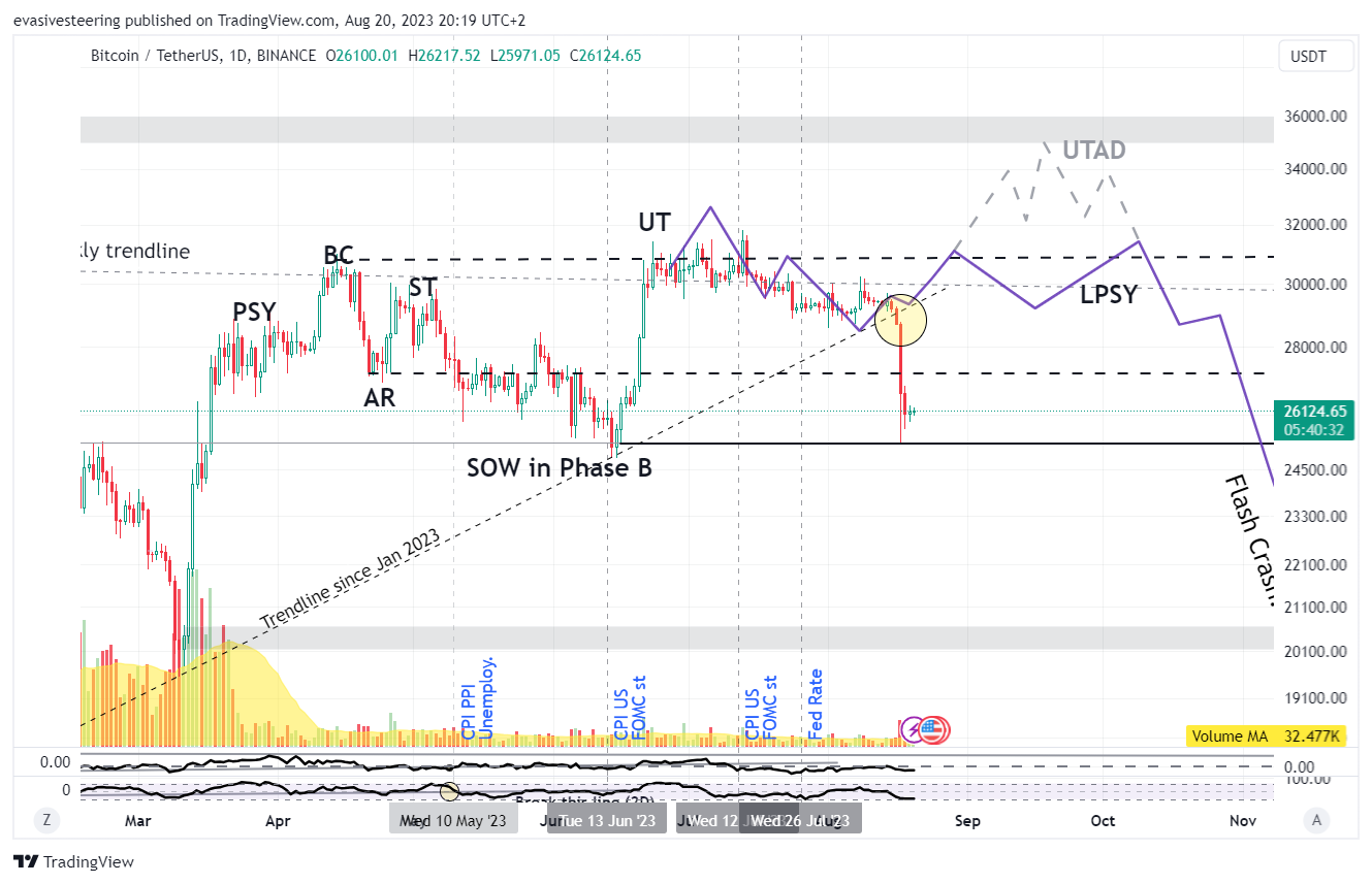Immagine del grafico BINANCE:BTCUSDT di evasivesteering