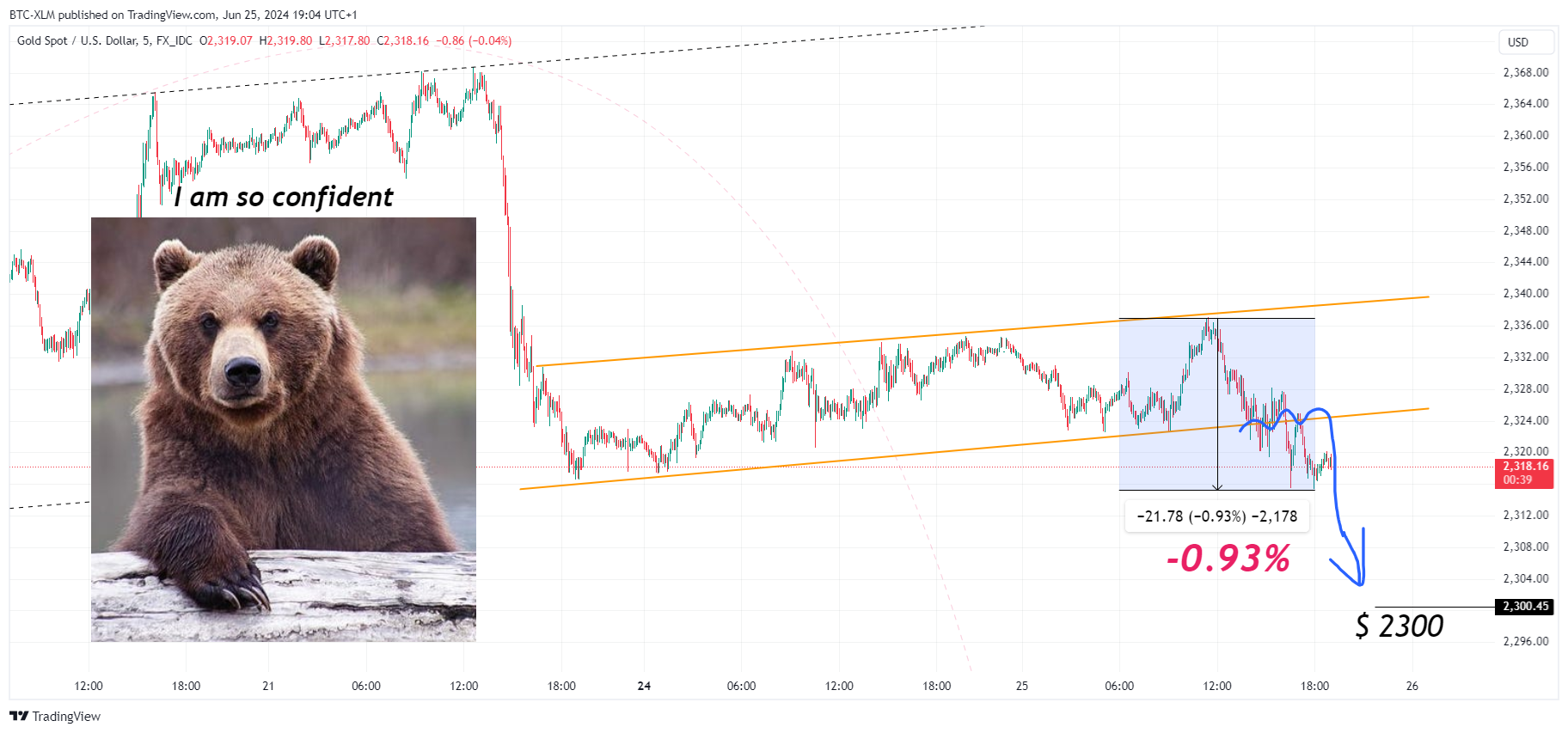 Immagine del grafico FX_IDC:XAUUSD di BTC-XLM