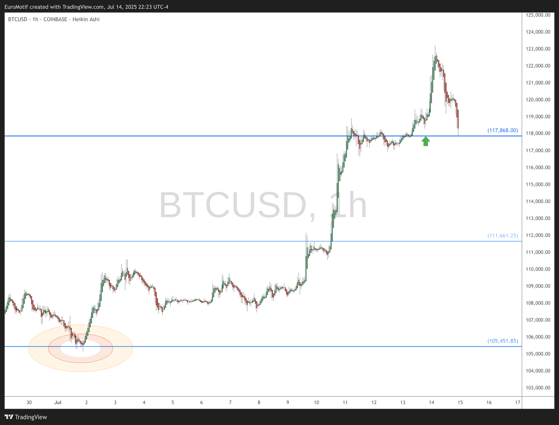 Imej Carta COINBASE:BTCUSD oleh EuroMotif
