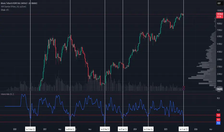 Volume Index — Indicator by KtsoevCrypto — TradingView India