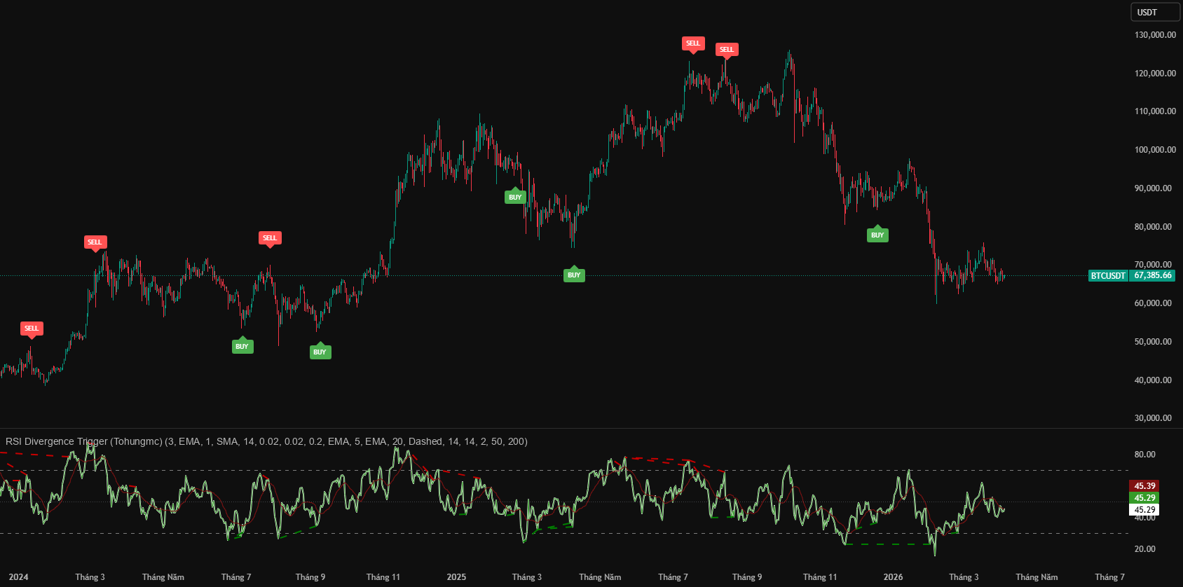 RSI Divergence Trigger (Tohungmc) — tohungmc 의 인디케이터 — TradingView