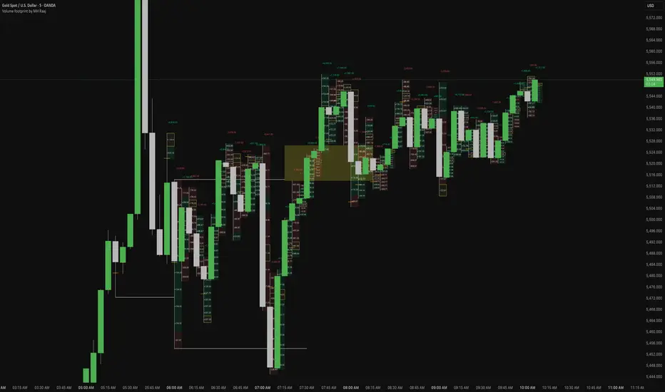 Volume footprint by MH Raaj — Indicator by MH_Raaj — TradingView