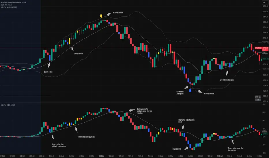 Order Flow CVD — Indicator by alexrainman — TradingView